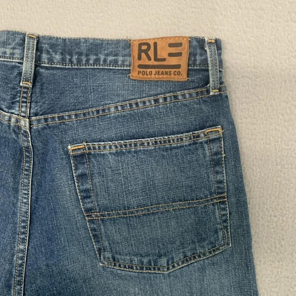 RL Ralph Lauren Polo Jeans Co Men's 36/34 Woodrow Style Straight Leg Denim Jeans - Picture 9 of 10